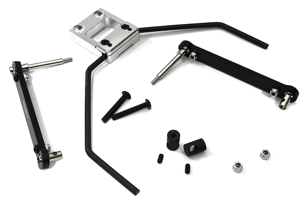 C33639SILVER High Performance Rear Sway Bar Set for Traxxas XRT - Image 1