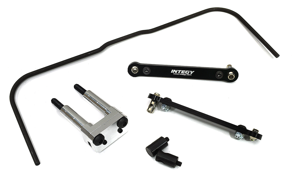 C33657SILVER Billet Machined Rear Sway Bar Set for Traxxas 1/10 Maxx 4S & Maxx V2 w/WideMaxx - Image 1
