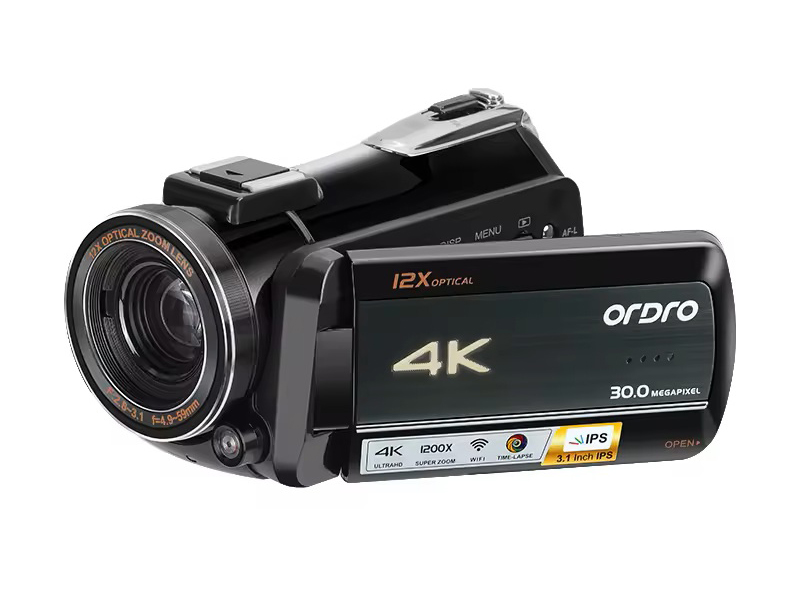 C33802 4K UHD Optical Zoom DV Camcorder with High-Resolution Video Recording - Image 1