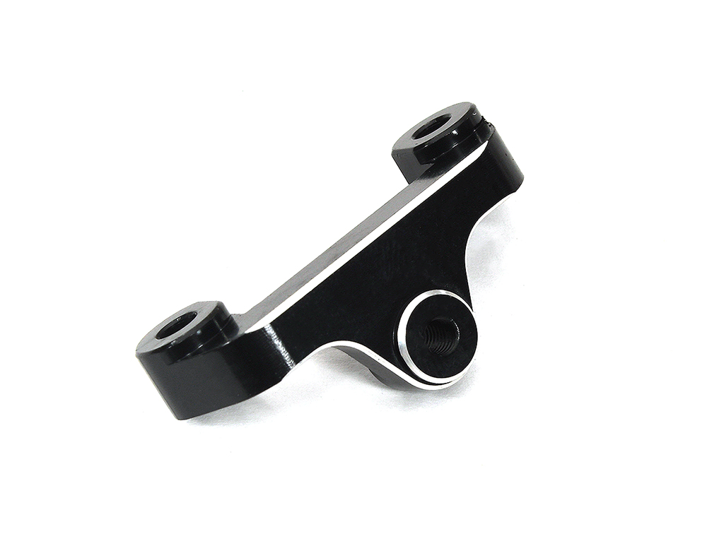 C33823 Alloy Steering Holder Upgrade for Losi 1/4 Promoto-MX Motorcycle Silver - Image 1