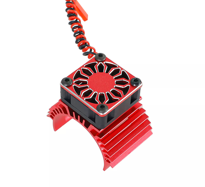 C33854RED 36mm Motor Heatsink+30x30mm Cooling Fan for 540 Size - Image 1
