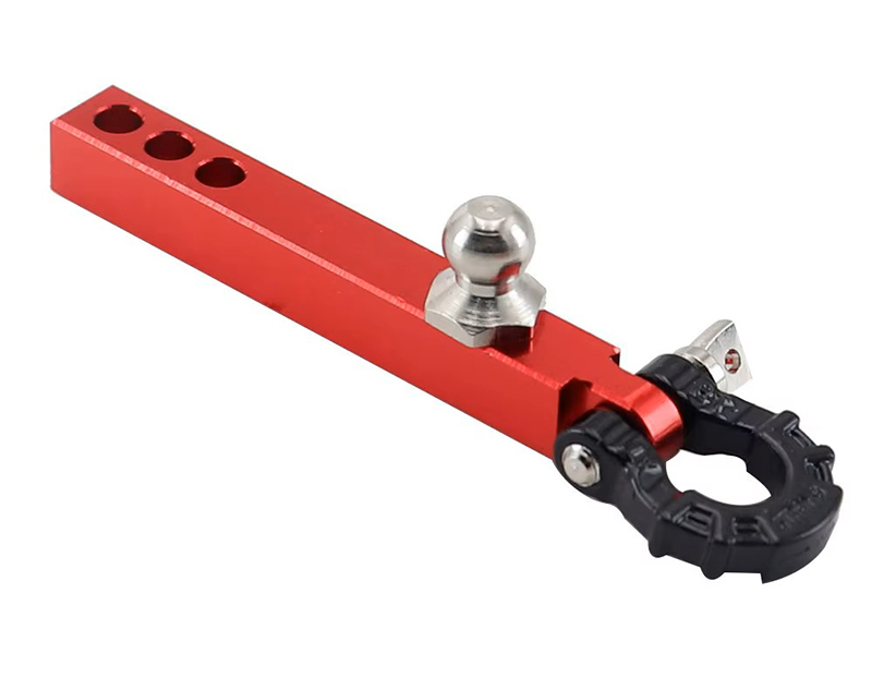 C33971 6mm-Size Towing Receiving Hitch w/ Ball Mount for 1/10 Scale Crawler - Image 1