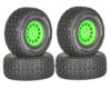 Wheels & Tires (4) Set for Arrma 1/16 Mojave Grom O.D.=65mm Hex:12mm