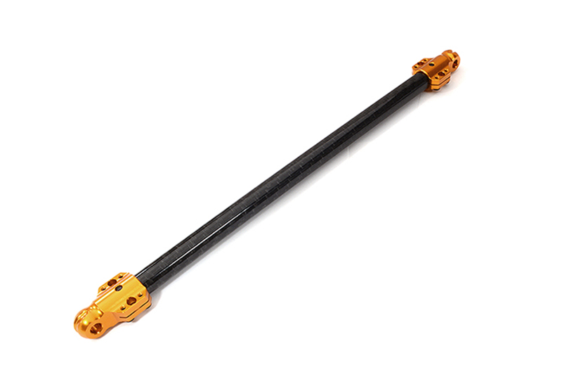 C34019ORANGE Machined CF Chassis Brace 202mm for 1/5 Kraton 4X4 8S ARA320551 - Image 1