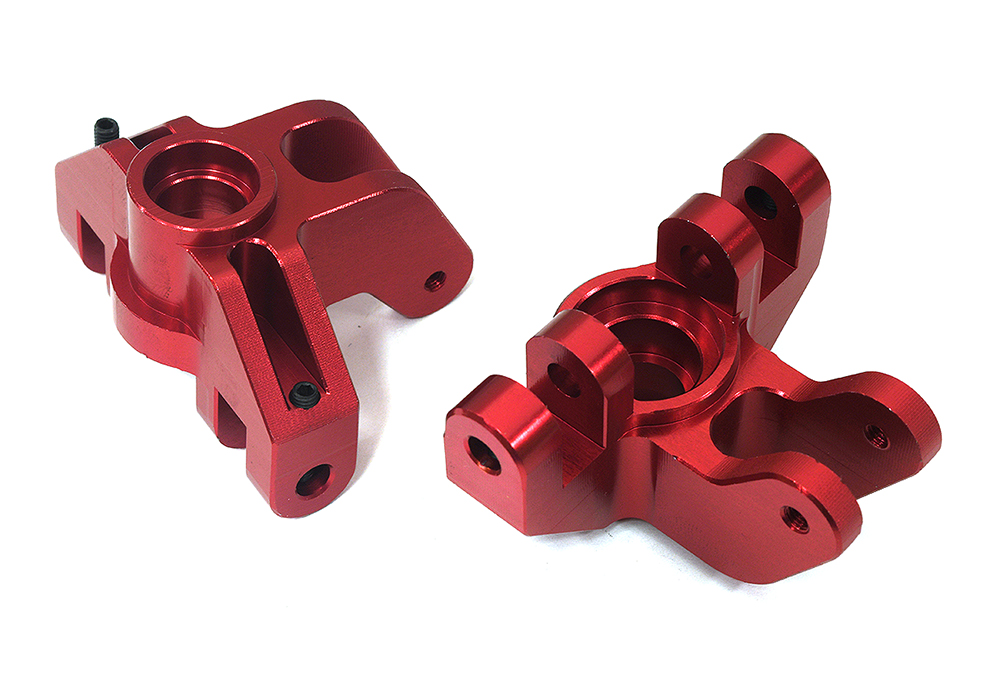 C34086RED Alloy Steering Blocks Upgrade for Losi 1/8 LMT 1.0 4WD Monster Truck LOS244004 - Image 1
