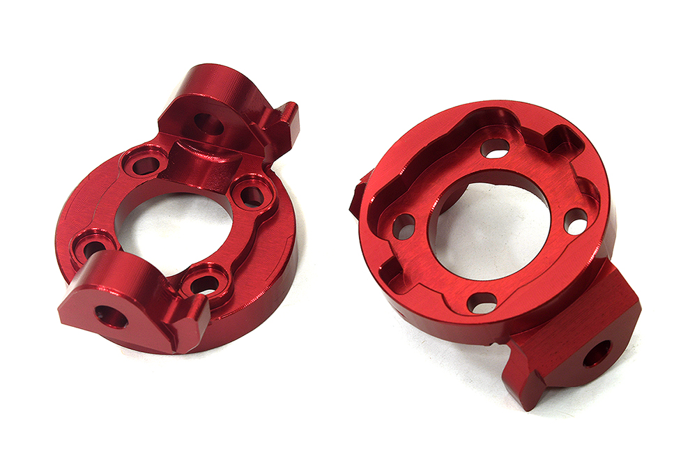 C34092RED Alloy Caster Blocks Upgrade for Losi 1/8 LMT 1.0 4WD Monster Truck LOS244003 - Image 1