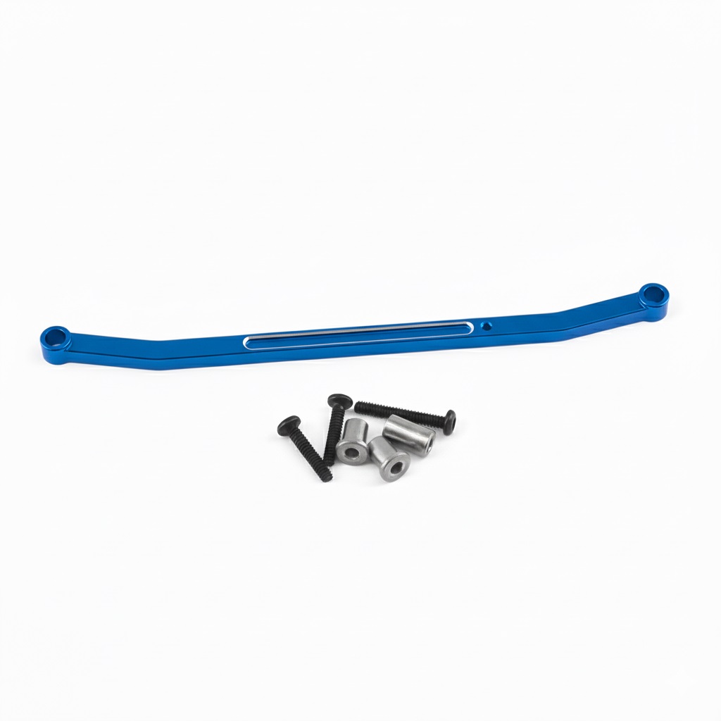 C34109BLUE Alloy Machined Steering Tie Rod Upgrade for Losi 1/18 Mini LMT LOS211051 - Image 1