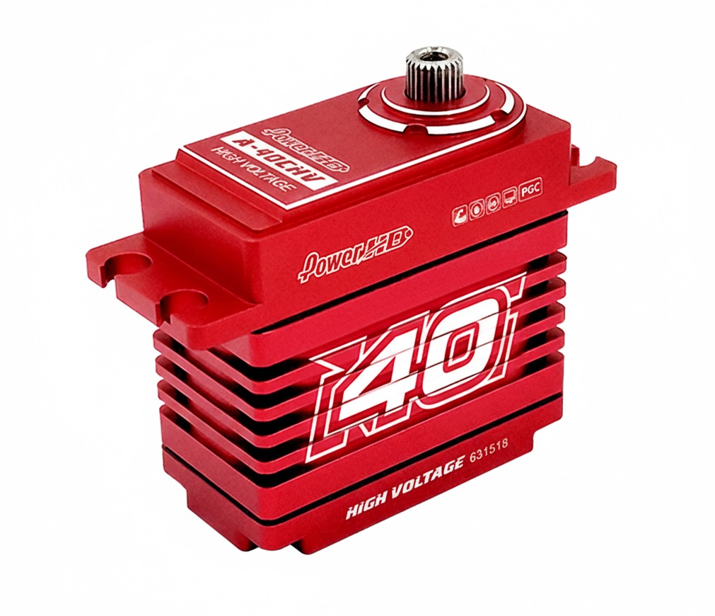 C34162 Power HD A-40CHV High Voltage Steel & Aluminum Gear Digital Servo 40.0kg / 0.10s - Image 1