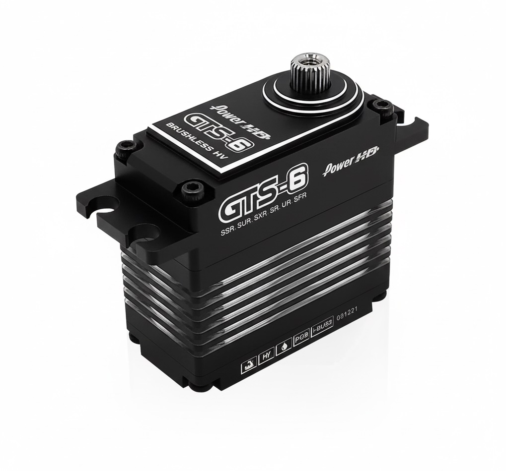 C34178 Power HD GTS-6 High Voltage Brushless Motor Aluminum Gear Servo 833.2 oz / 0.07s - Image 1