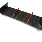 Carbon Fiber Rear Aero Wing Kit for Losi 1/10 Camaro 22S 2WD No Prep Drag