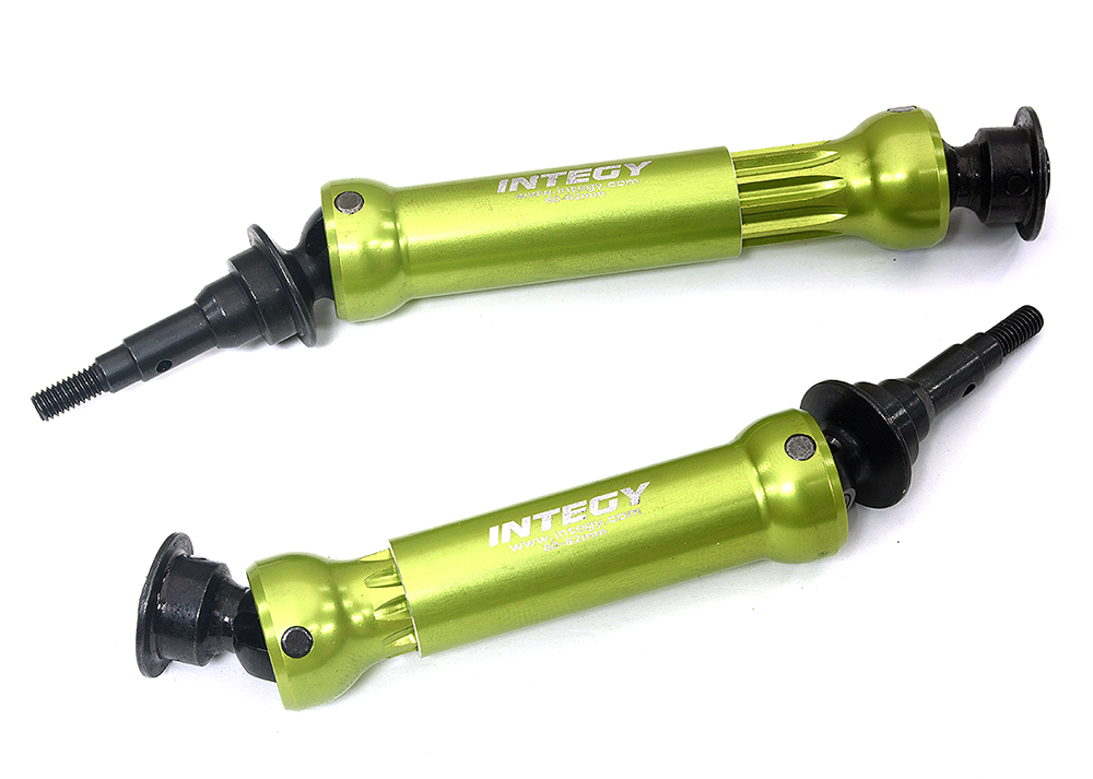 C34210GREEN 0 to +10mm Rear Universal Drive Shafts for 1/10 Stampede 4X4 & Rustler 4X4 9052 - Image 1