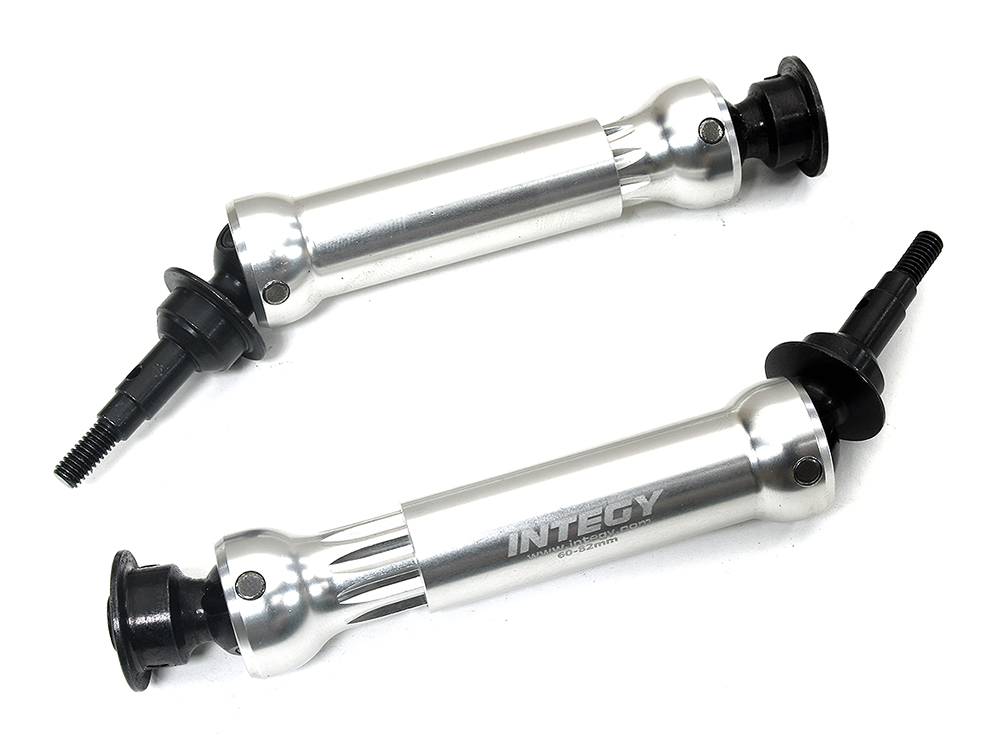 C34211SILVER 0 to +10mm Front Universal Drive Shafts for 1/10 Stampede 4X4 & Rustler 4X4 9051 - Image 1
