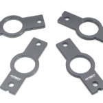 Aluminum C-Hub Plates without Hardware for Tamiya Super Clod Buster