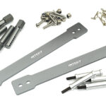 Aluminum Body Mounts w/ Body Stay Mount Plates for Tamiya Super Clod Buster