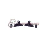 Aluminum Damper Mount Locker - 7mm Post for Crawler EX