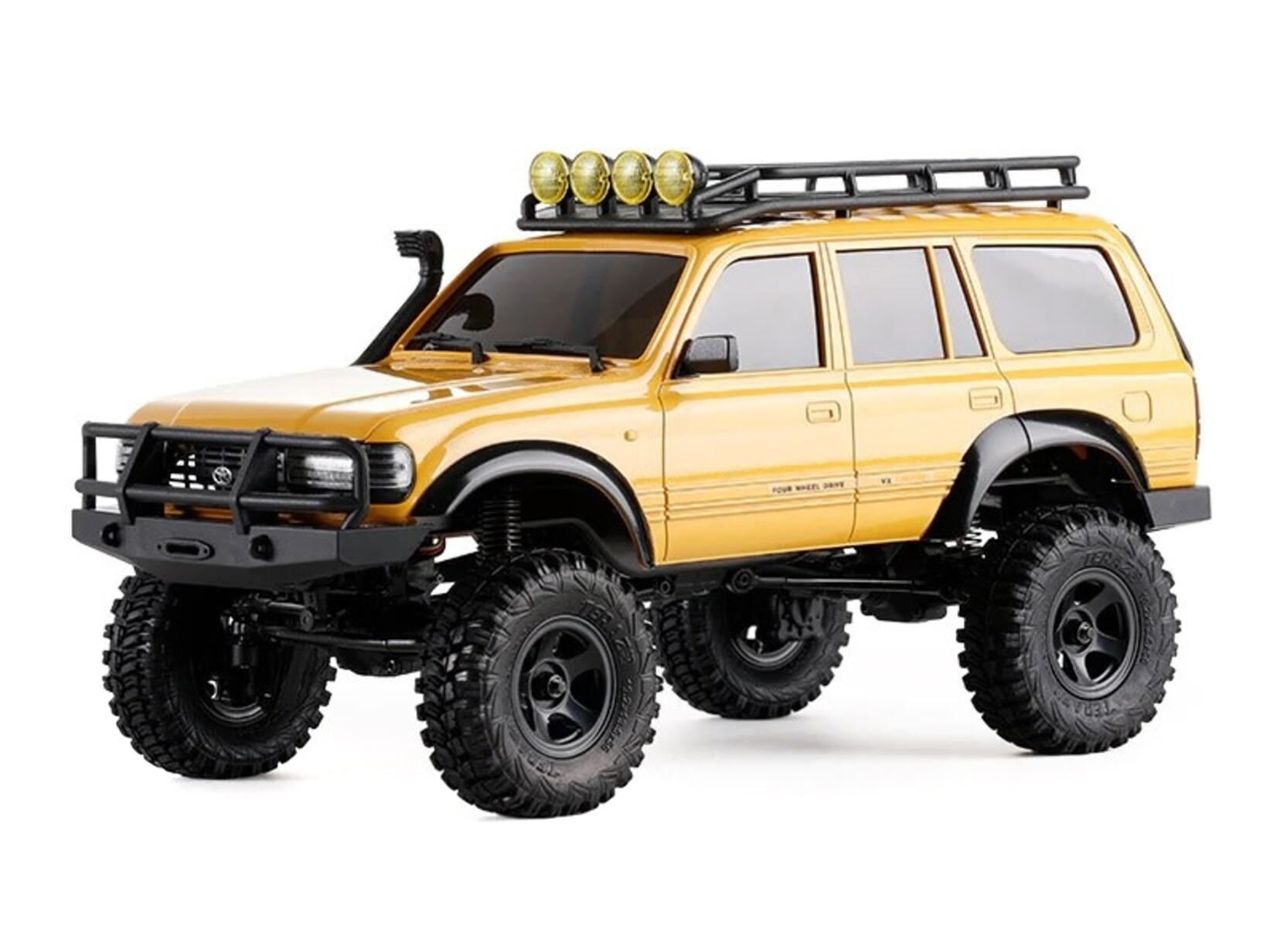 FMS11831RTRYL 1:18 TOYOTA LC80 RTR Yellow - Image 1