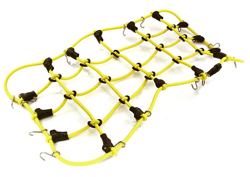 OBM027YELLOW Realistic Nylon Cargo Net 220x120mm for 1/10 Scale Crawler - Image 1