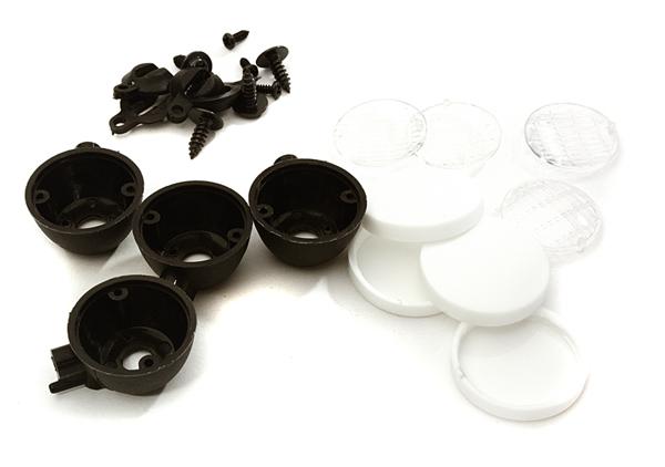 OBM1695 Realistic Spot Light (4) w/o LED, Plastic Housing for 1/10 & 1/8 Scale - Image 1