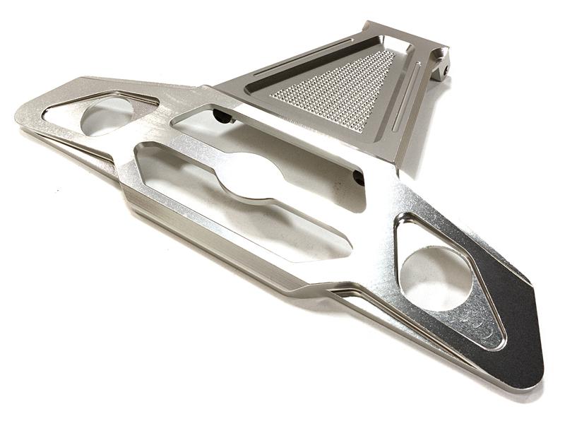 OBM25502SILVER CNC Machined Alloy HD Front Bumper for Axial Yeti XL - Image 1