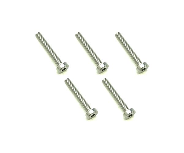 SQ-CSL-320 Square R/C M3 x 20mm Stainless Steel Low-Profile Cap Head Bolts (5 pcs.) - Image 1