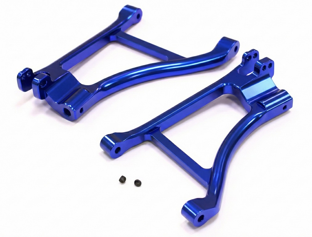 T3263BLUE Evolution-5 Front Lower Arm for Traxxas Slayer (not for Pro 4X4 version) - Image 1