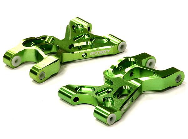 T5011GREEN Billet Machined Lower Suspension Arms for HPI Savage XS Flux - Image 1