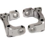 Silver Billet Machined Caster Blocks for HPI 1/10 Scale Blitz Short Course Truck