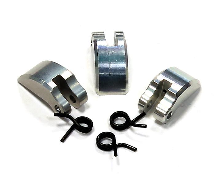T6725 3-Piece High-Strength 7075 Aluminum Replacement Clutch for T6705 - Silver - Image 1