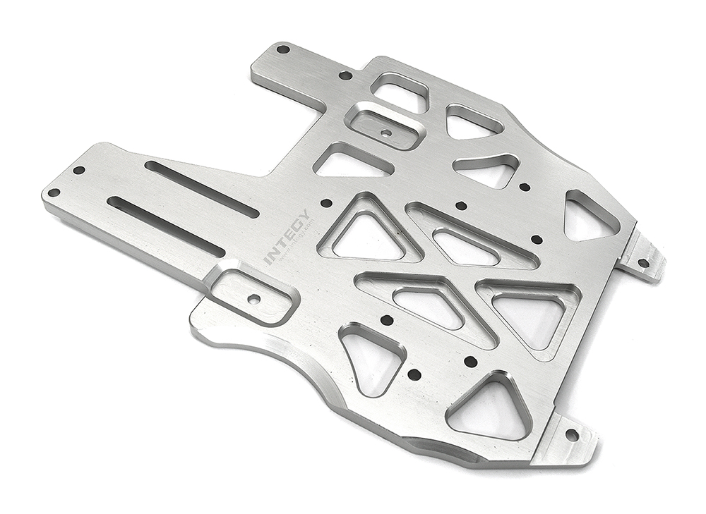 T6783SILVER Billet Machined Chassis Part A for Traxxas 1/10 Nitro Stampede 2WD Monster Truck - Image 1