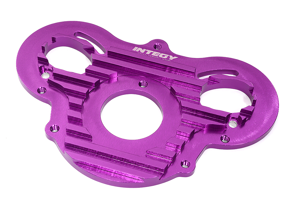 T6960PURPLE Billet Machined Alloy Motor Plate for HPI 1/10 E-Savage Monster Truck - Image 1