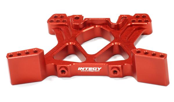 T8593RED Billet Machined T2 Rear Shock Tower for 1/10 Stampede 4X4 & Slash 4X4 6838 - Image 1