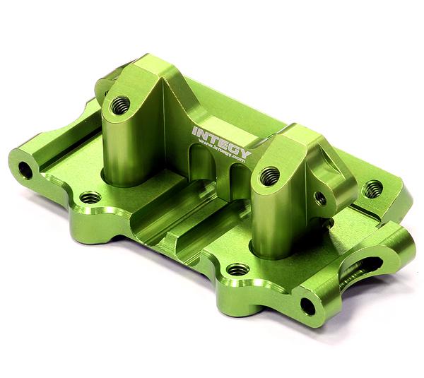 T8641GREEN Machined T3 Front Bulkhead for 1/10 Rustler 2WD, Stampede 2WD & Slash 2WD 2530A - Image 1