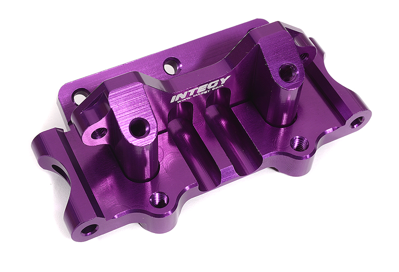 T8641PURPLE Machined T3 Front Bulkhead for 1/10 Rustler 2WD, Stampede 2WD & Slash 2WD 2530A - Image 1