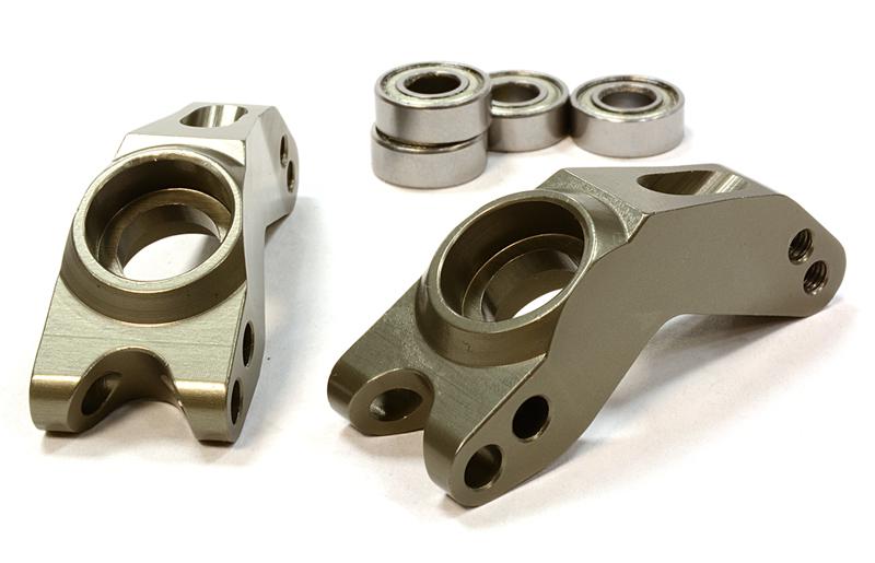 T8646GREY Machined T3 Rear Hub Carriers for Rustler 2WD, Stampede 2WD & Slash 2WD 3752 - Image 1