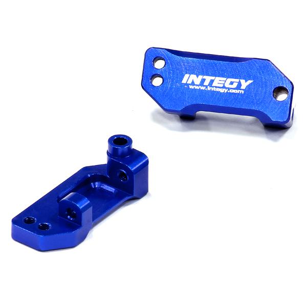 T8654BLUE Billet Machined Alloy Caster Blocks for Traxxas 1/10 Bandit 2432 - Image 1