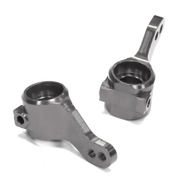 T8661GREY Billet Machined Steering Knuckles for Traxxas 1/10 Bandit 3636 - Image 1