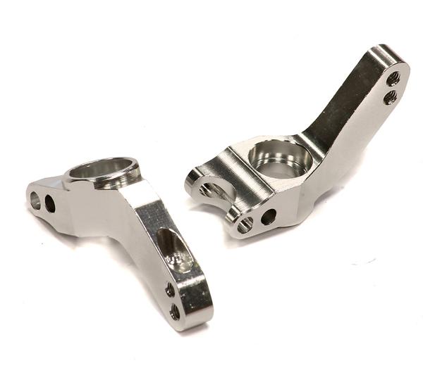 T8662SILVER Billet Machined Rear Hub Carriers for Traxxas 1/10 Bandit 3652 - Image 1