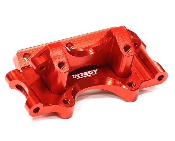 T8665RED Billet Machined Front Bulkhead for Traxxas 1/10 Slash 2WD 2530A - Image 1
