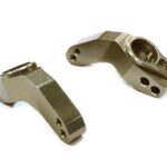 Grey Billet Machined Aluminum Rear Hub Carriers for Traxxas 1/10 Slash 2WD 3752