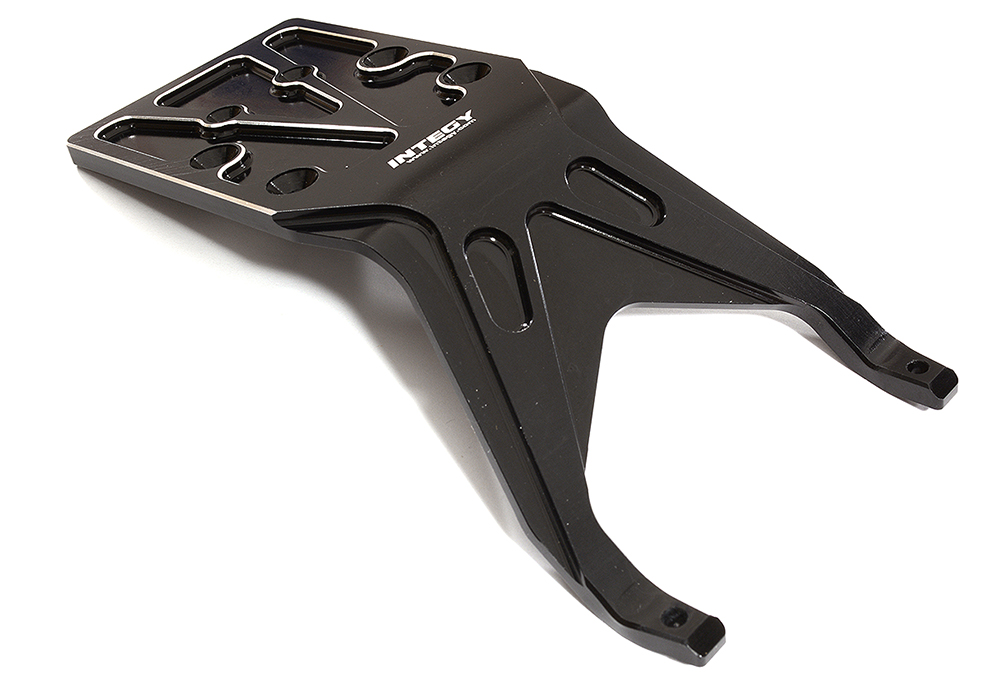 Black Billet Machined Rear Skid Plate for Traxxas 1/10 Slash 2WD (non-LCG) 5837