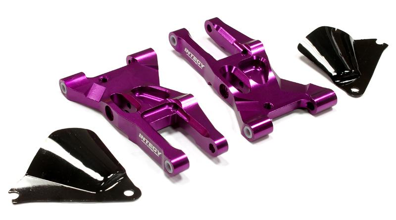 T8684PURPLE Billet Machined Front Lower Suspension Arms for HPI Ken Block WR8 3.0 - Image 1