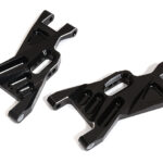 Black Billet Machined Front Lower Suspension Arms for Traxxas 1/10 Bandit 2531X